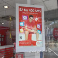 Xogador de publicidade en suspensión de semi-saída